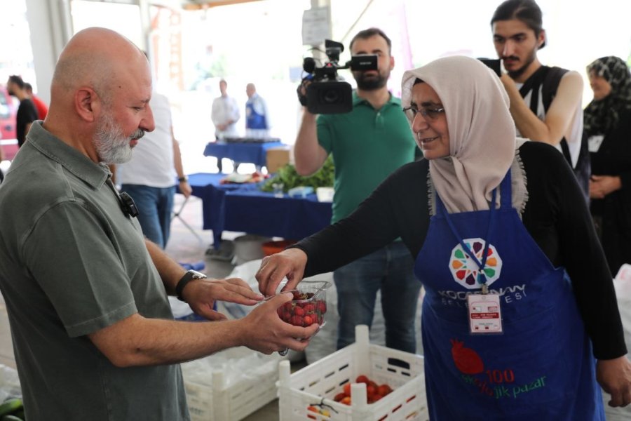 Kayseri’de Tek, Türkiye’ye Örnek Olan ‘yüzde 100 Ekolojik Pazar’ 12. Kez Açılıyor