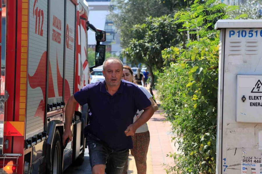 Yangını Haber Alıp Koşarak Geldi, Korktuğu Başına Gelmedi