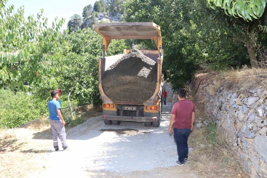 Yürüme Engelli Torunların Konforlu Ulaşımı İçin Evinin Yollarına Beton Döküldü