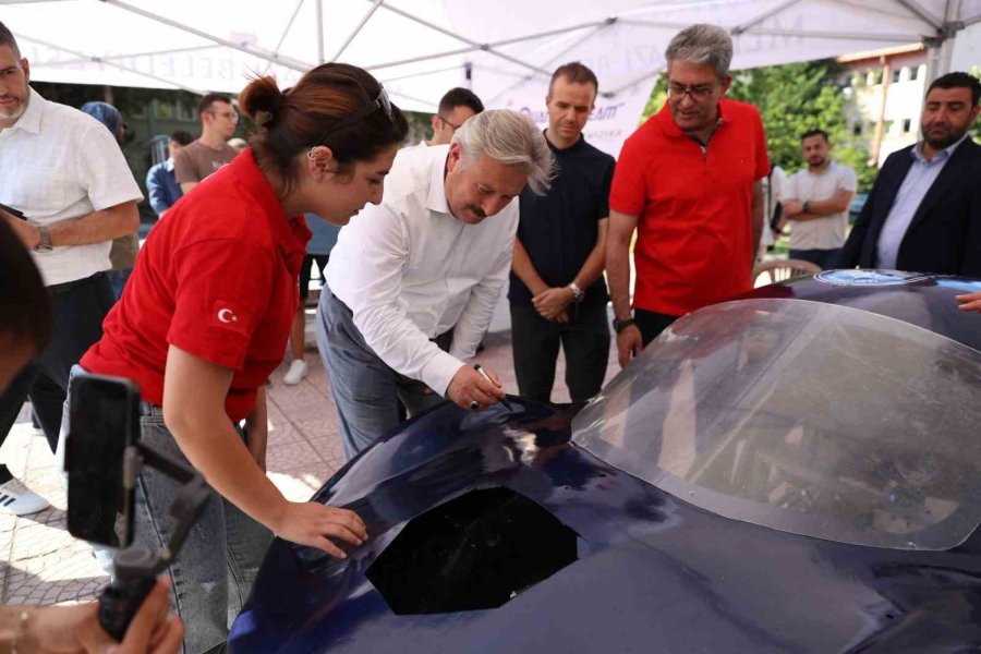 Başkan Palancıoğlu Teknofest Öncesi Stantları Ziyaret Etti