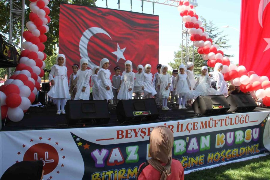 Konya’da Yaz Kur’an Kursları Bitirme Şenliği Düzenlendi