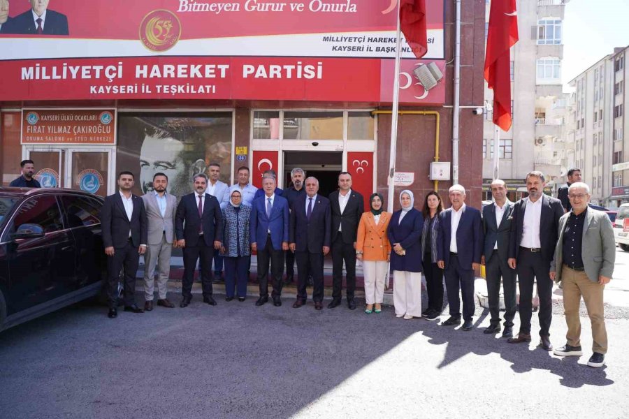 Ak Parti Kayseri Teşkilatı’ndan Mhp Ve Chp’ye Ziyaret