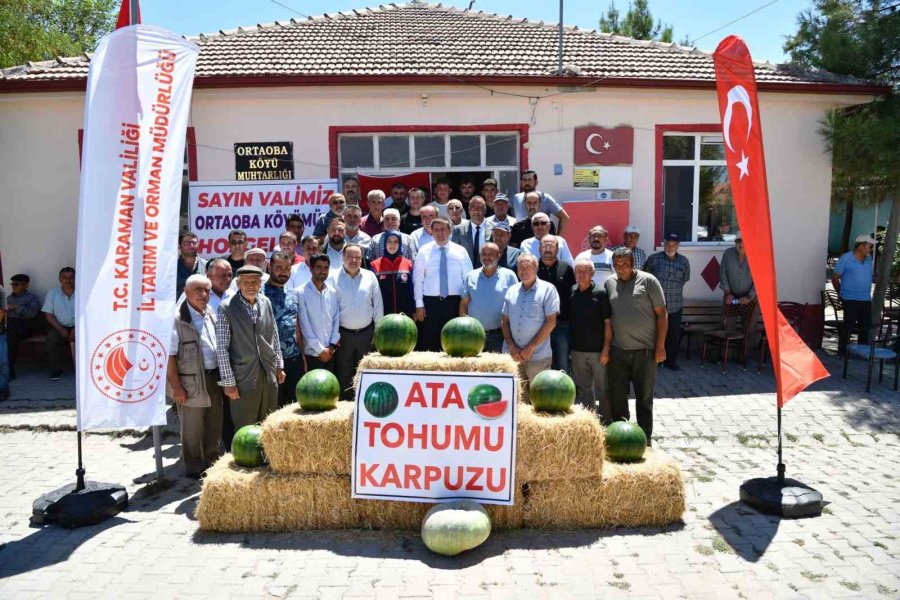 Karaman’da Karpuz Hasadı Başladı