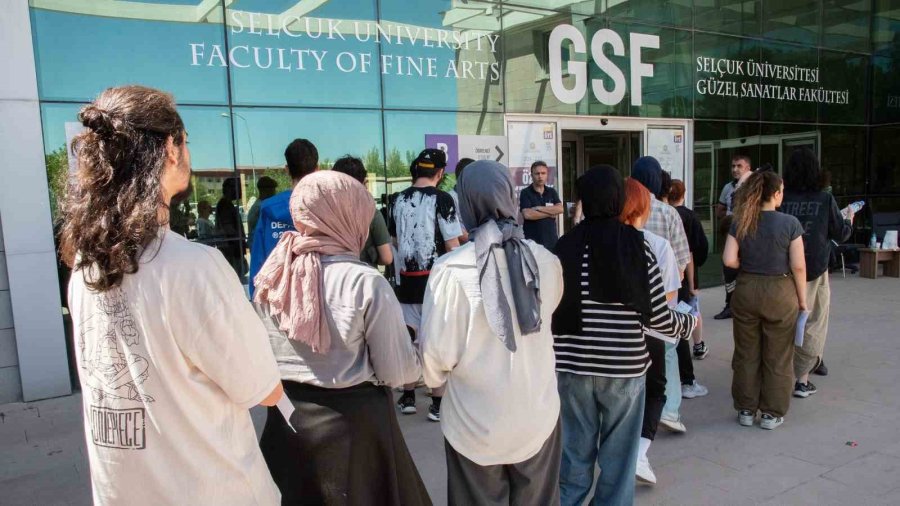 Selçuk Üniversitesi Gsf’de Özel Yetenek Sınavları Yapıldı