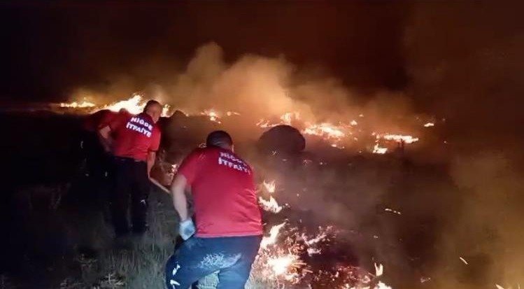 Niğde’de Melendiz Dağı’nda Yangın