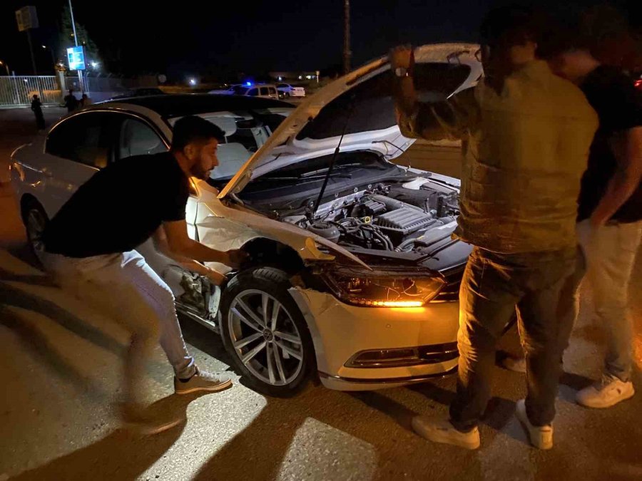 Konya’da İki Otomobil Çarpıştı: 3 Yaralı