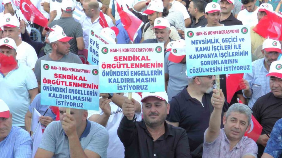 Hak-iş Genel Başkanı Arslan: "türkiye Zor Günlerden Geçiyor Fakat Hep Birlikte Aşacağız"