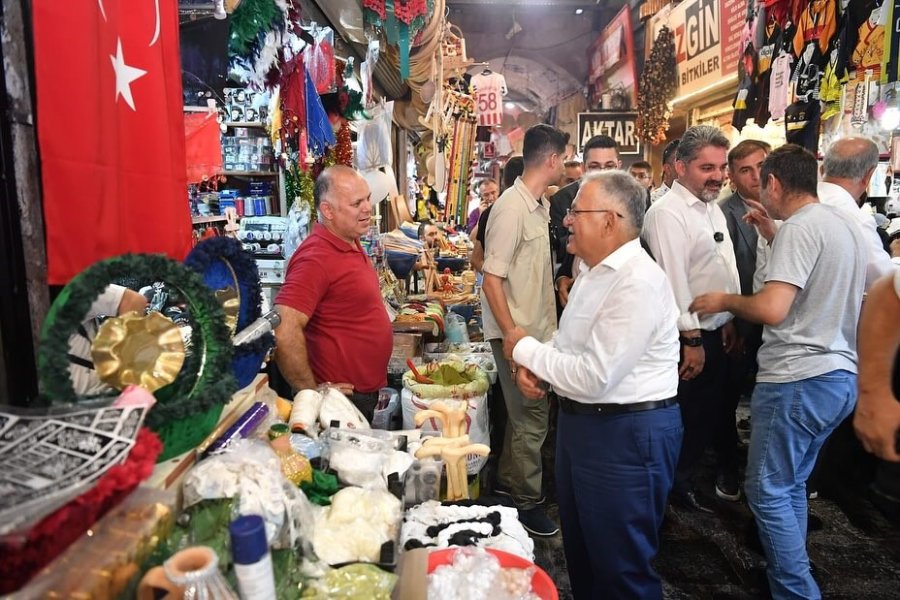 Akar Ve Büyükkılıç’tan Çarşı Gezisi Ve Vatandaş Ziyareti