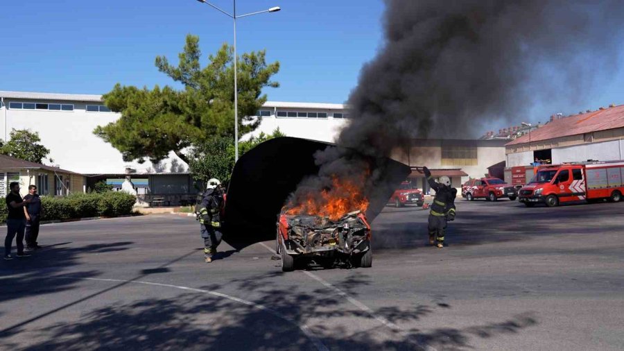 Antalya İtfaiyesinden Elektrikli Araç Söndürme Kiti