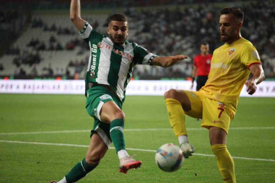 Trendyol Süper Lig: Konyaspor: 0 - Kayserispor: 0 (ilk Yarı)