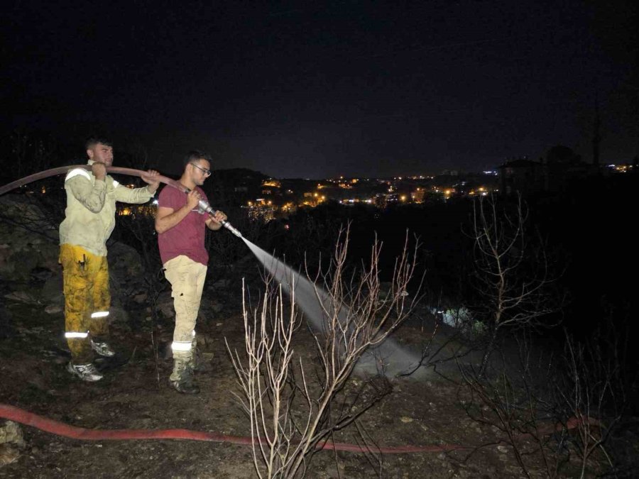 Alanya’daki Makilik Yangını Söndürüldü