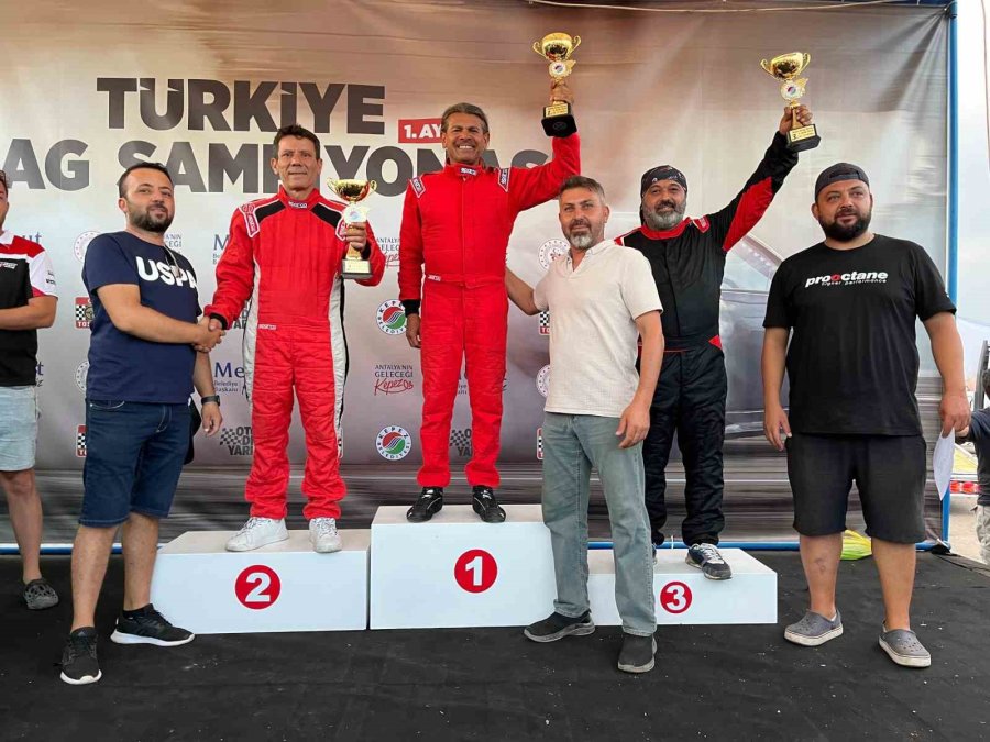 Antalya’da Oto Drag Yarışları Nefesleri Kesti