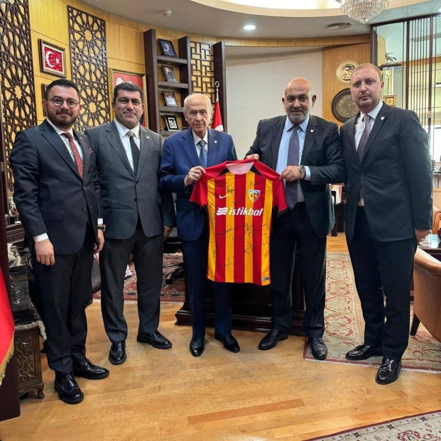 Kayserispor Yönetiminden Bahçeli’ye Ziyaret