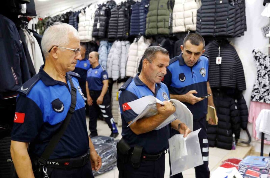 Alanya’da Zabıta Ve Polisten Ortak Denetim