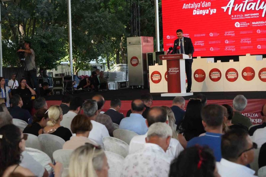 3. Uluslararası Foodfest Antalya Gastronomi Festivali Başladı