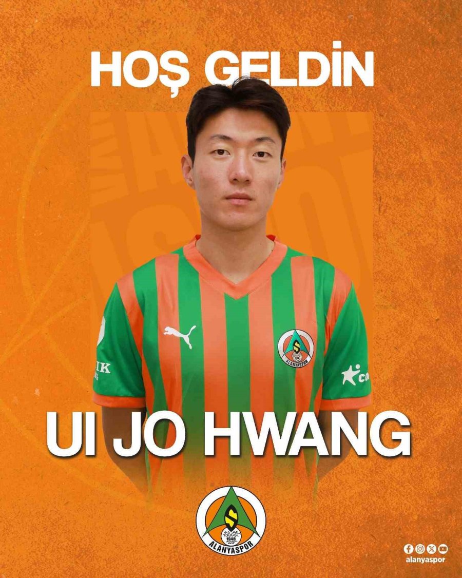 Alanyaspor, Ui-jo Hwang’ı Renklerine Bağladı