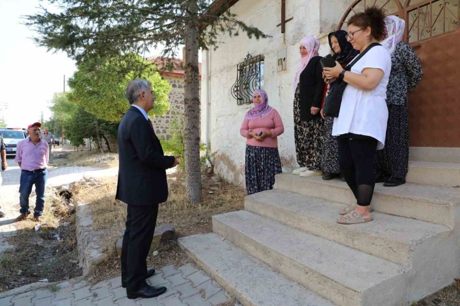 Vali Çelik Akçaören Halkı İle Bir Araya Geldi