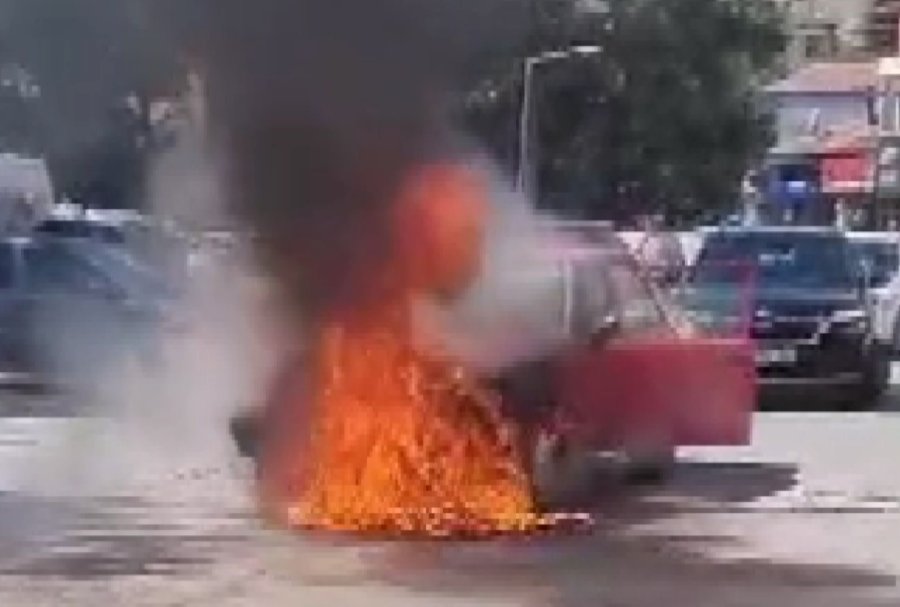 Aksaray’da Seyir Halindeki Tofaş Yandı