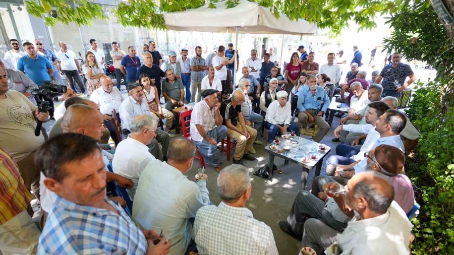 Makam Koltuğu Haczedilen Boltaç, Güne Tarsus Makam Bölgesinde Vatandaşlarla Başladı