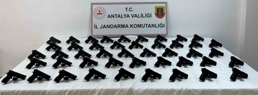 Antalya’da Silah Kaçakçılığı Operasyonu: 1 Tutuklama