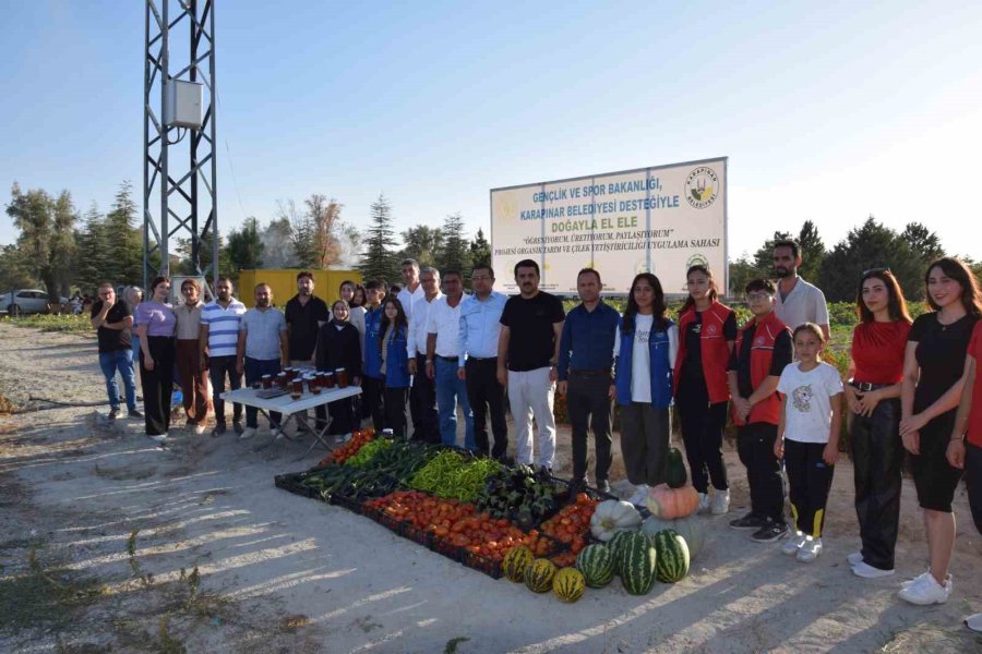 Karapınar’da "doğayla El Ele Öğreniyorum, Üretiyorum, Paylaşıyorum" Projesi Sona Erdi