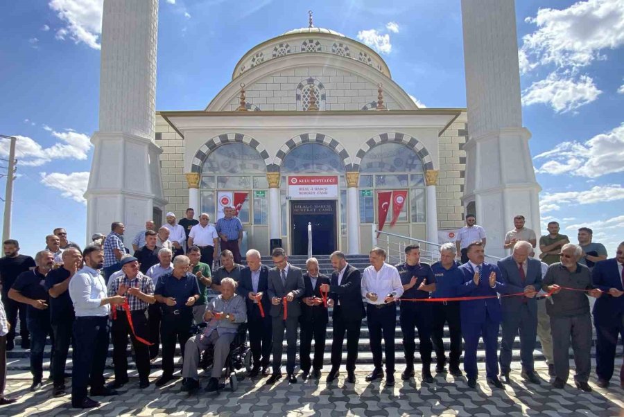 Kulu’da Bilal-i Habeşi Bereket Camii İbadete Açıldı