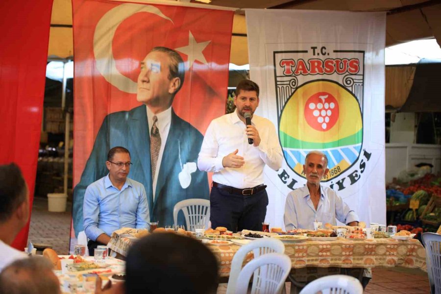 Başkan Boltaç: "tarsus Köylü Pazarı Daha Nezih, Ferah Ve Modern Bir Yapıya Kavuşturulacak"