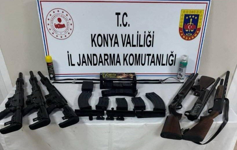 Konya’da Silah Kaçakçılarına Operasyon: 1 Gözaltı