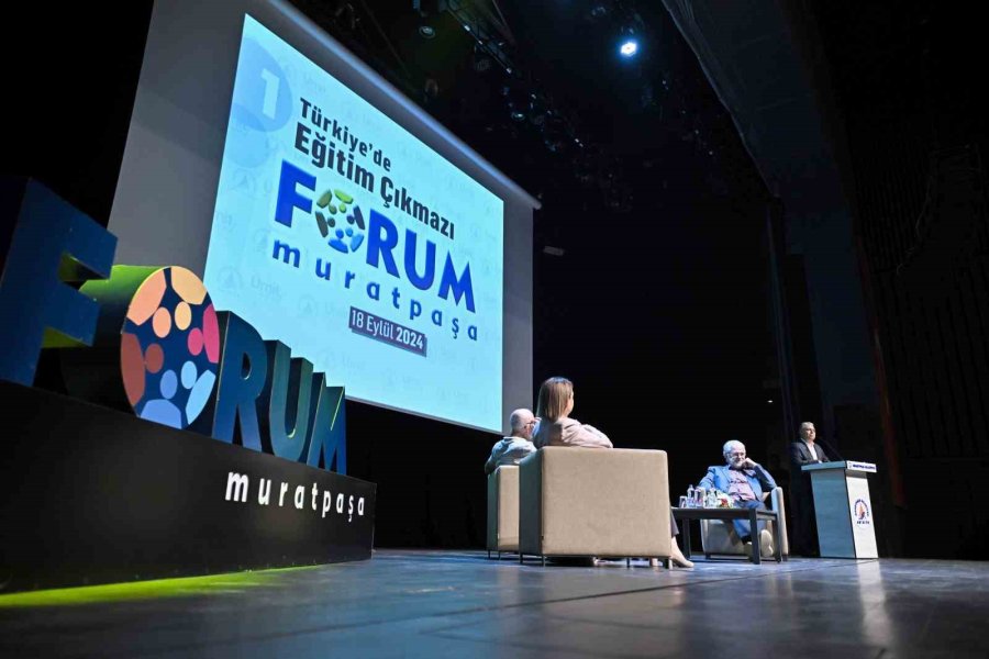 Forum Muratpaşa’da Eğitim Sonuç Bildirgesi Açıklandı