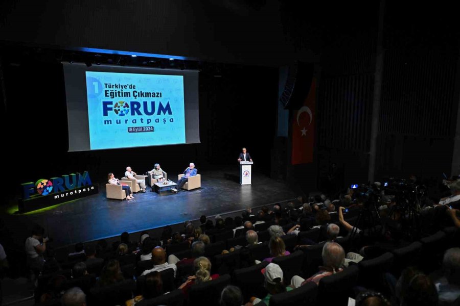 Forum Muratpaşa’da Eğitim Sonuç Bildirgesi Açıklandı