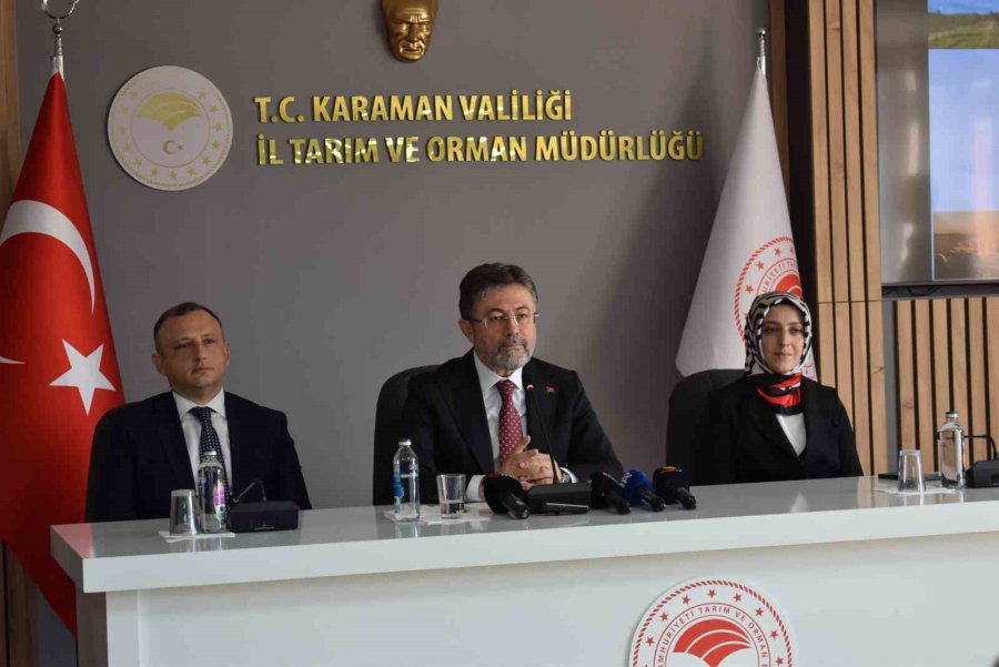 Bakan Yumaklı: "tarımsal Üretimle Alakalı En Önemli Husus Üretim Planlamasıydı, 2024 İçerisinde Hayata Geçirdik"