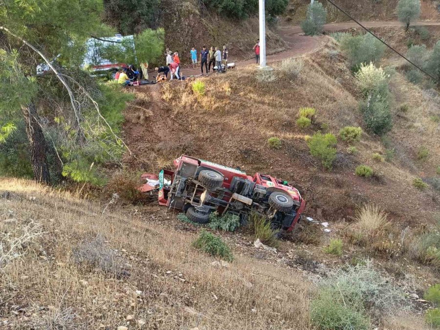 Antalya’da Arazöz Devrildi, 3 Orman İşçisi Yaralandı