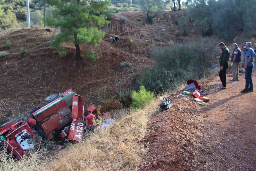 Antalya’da Arazöz Devrildi, 3 Orman İşçisi Yaralandı