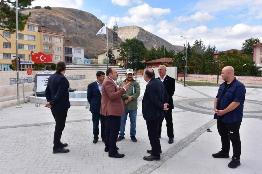 İnönü’de İyileştirme Çalışmasını Başkan Hamamcı Yerinde İnceledi