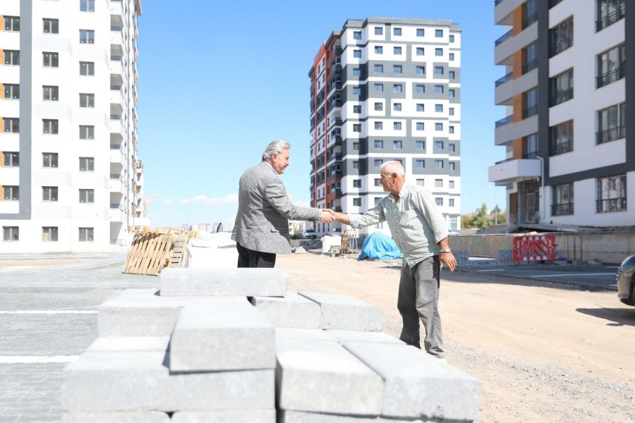 Melikgazi’de Kentsel Dönüşüm Çalışmaları Hızla Devam Ediyor