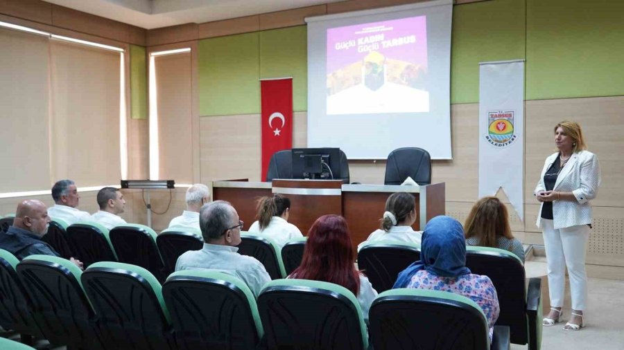 Tarsus’ta Belediye Meclis Üyeleri ’kadına Yönelik Şiddet’ Konusunda Bilgilendirildi