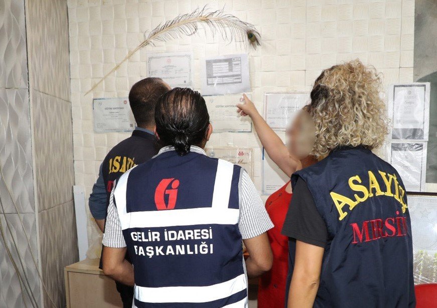 Mersin Polisinden İş Yerlerine Denetim: 8 İş Yerine 1 Milyon 550 Bin Tl Ceza Kesildi