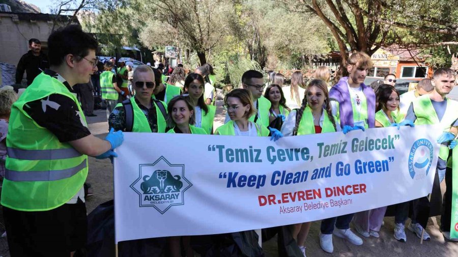 7 Ülkeden 41 Öğrenci Temizlik İçin Ihlara Vadisine İndi Ama Çöp Bulamadı