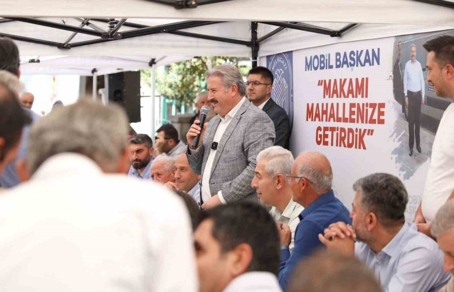 Büyükbürüngüz Mobil Başkan’la Buluştu