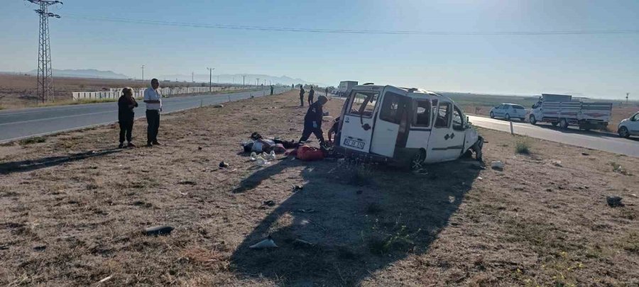 Konya’da Feci Kaza: 2 Ölü, 3 Yaralı