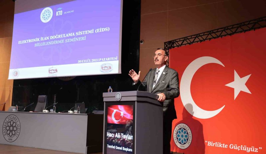 Başkan Gülsoy: "eids Uygulaması Sektörde Güvenirliği Güçlendirecek"