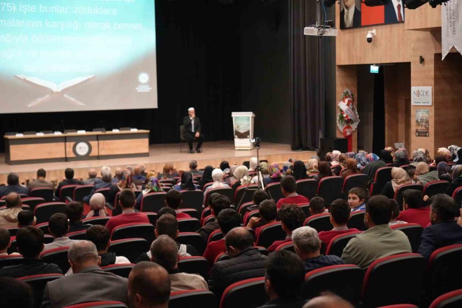 Niğde’de Camiler Ve Din Görevlileri Haftası Başladı