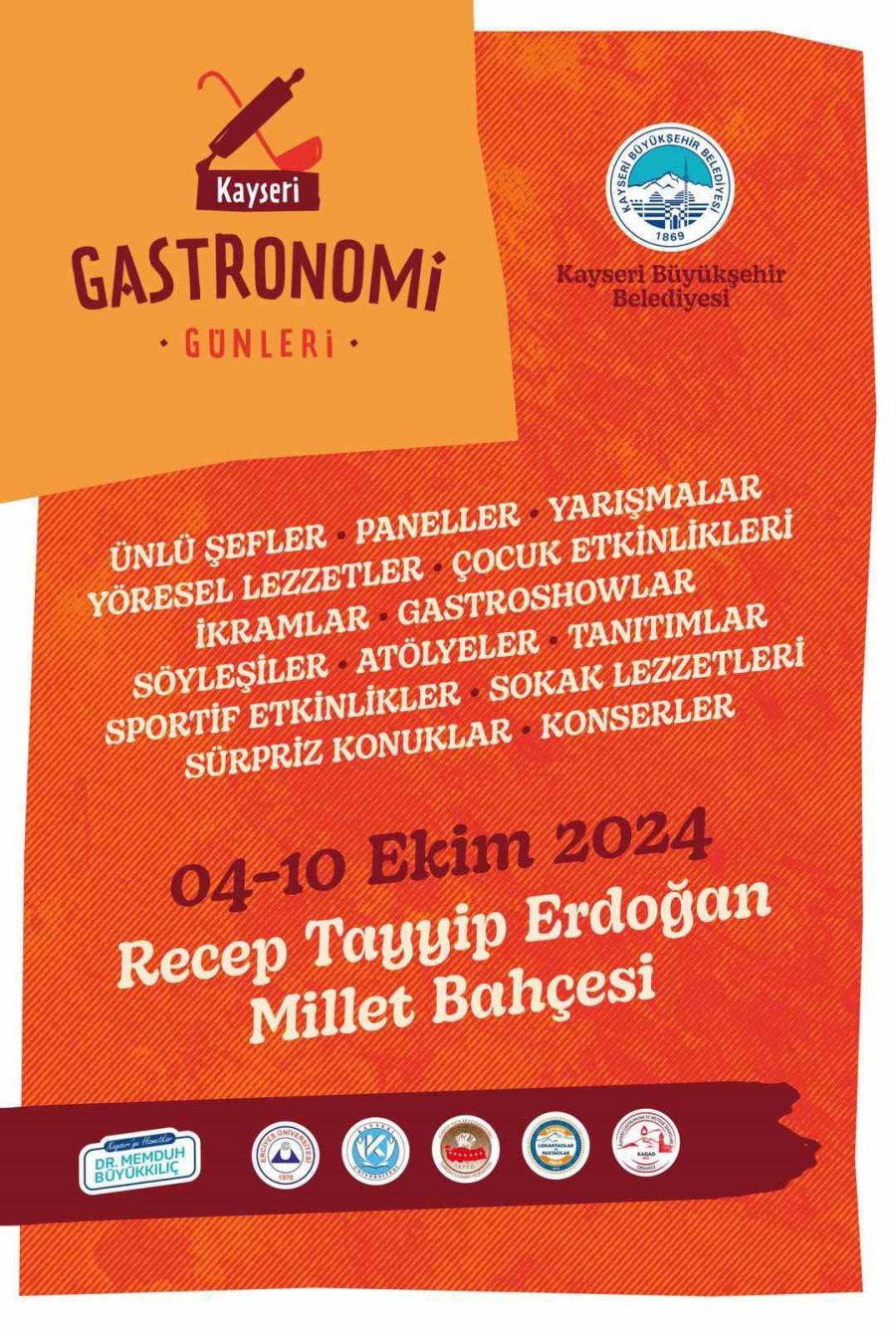 Başkan Büyükkılıç’tan 2’nci Gastronomi Günleri’ne Davet