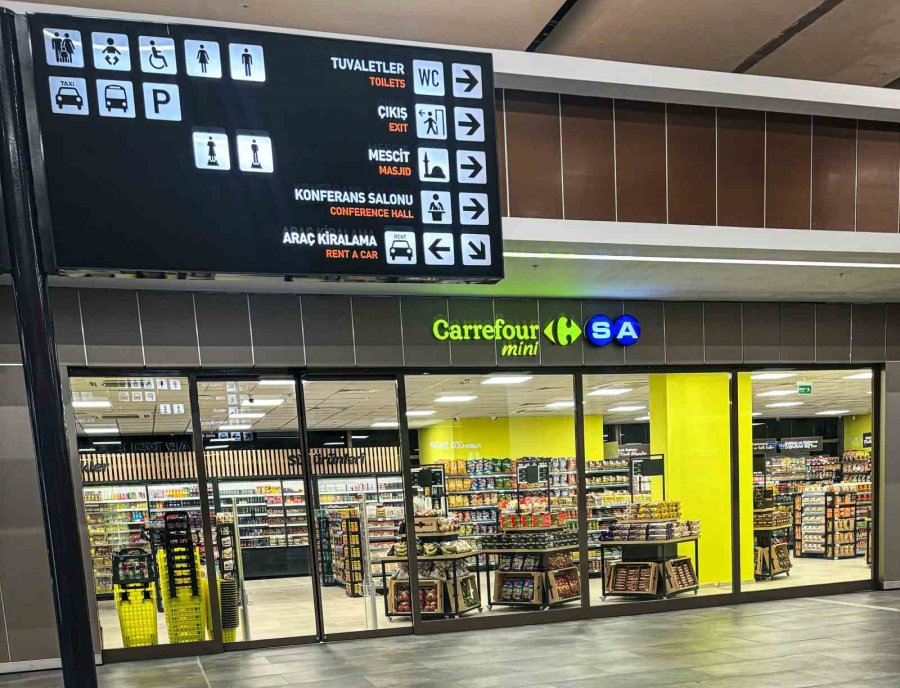 Carrefoursa Yeni Mağazasını Çukurova Uluslararası Havalimanı’nda Açtı