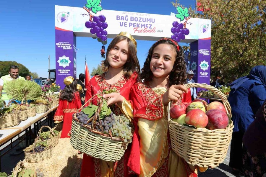 Aksaray’da 3. Bağ Bozumu Ve Pekmez Festivali