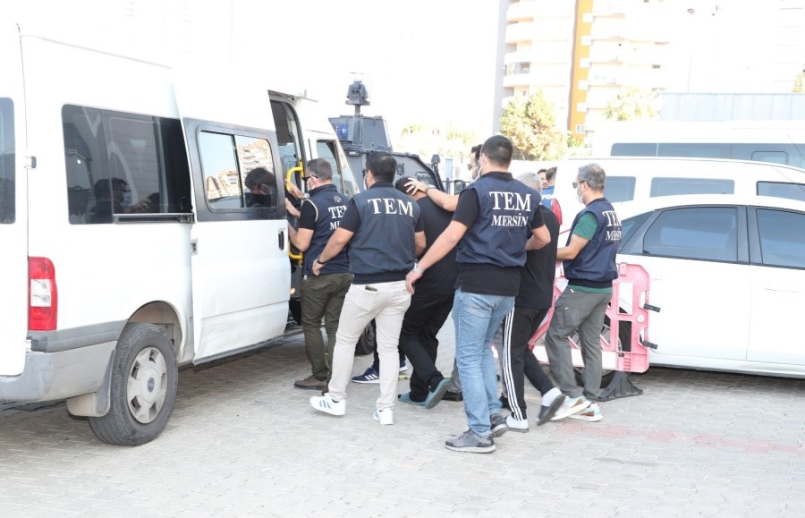 Mersin’de Terör Örgütü Pkk/kck Operasyonu: 14 Gözaltı