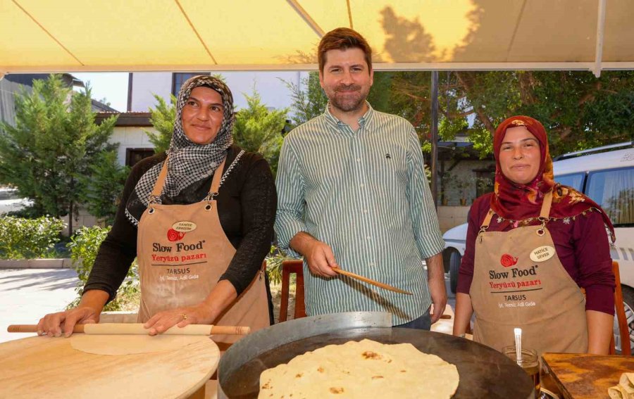 Tarsus’ta ’slow Food Yeryüzü Pazarı’ Yeni Sezona ’merhaba’ Dedi