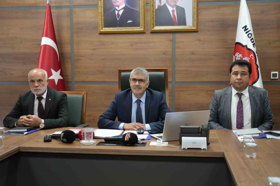 Vali Çelik: "niğde, Muhtemel Afetlerde Diğer İllerden Daha Güvenli