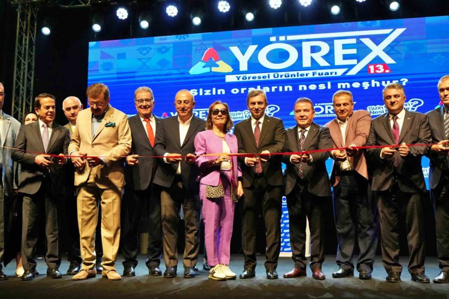 Yöresel Ürünler Fuarı Yörex Antalya’da Kapılarını Açtı