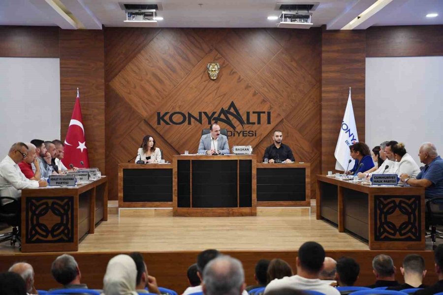 Konyaaltı Belediyesi 2025 Yılı Bütçesi 2 Milyar 700 Milyon Tl Olarak Belirlendi